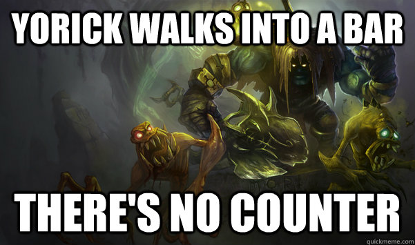 Yorick walks into a bar There's no counter - Yorick walks into a bar There's no counter  Yorick - Death is the Gift I Offer