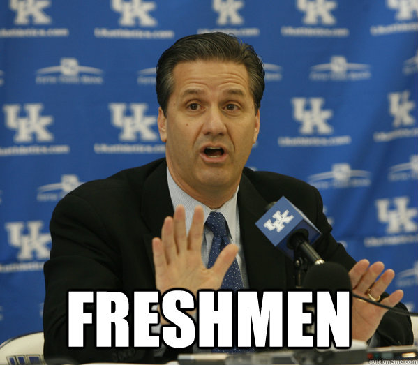  Freshmen  Calipari