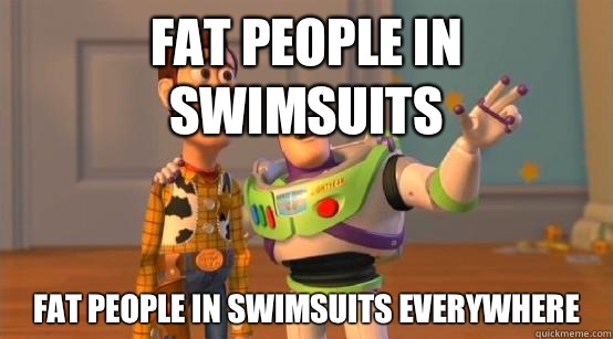 Fat people in swimsuits Fat people in swimsuits everywhere  - Fat people in swimsuits Fat people in swimsuits everywhere   Buzz Glitter
