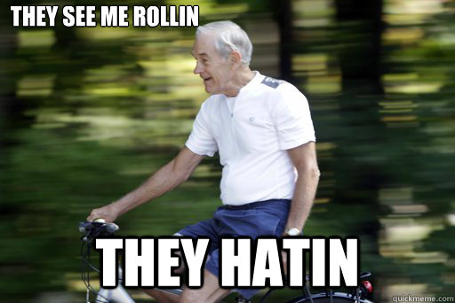 They see me rollin They hatin  