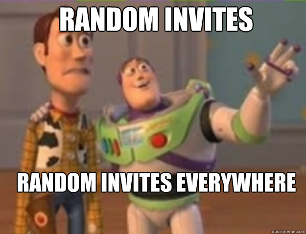 Random Invites  Random Invites Everywhere  