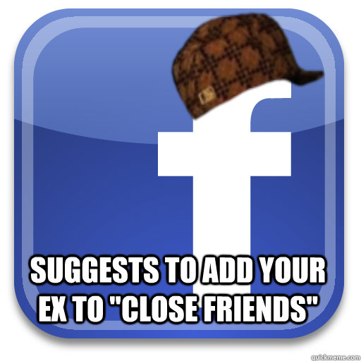 Suggests to add your ex to 