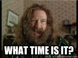  WHAT TIME IS IT?   What year is it