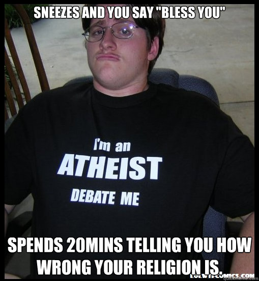 Sneezes and you say 