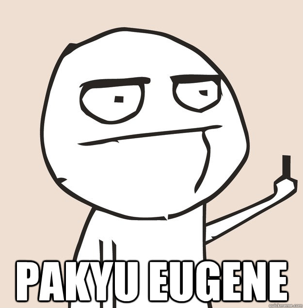 Pakyu EUGENE   Middle Finger FU