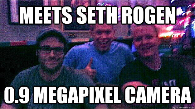meets seth rogen 0.9 megapixel camera - meets seth rogen 0.9 megapixel camera  blbsethrogen