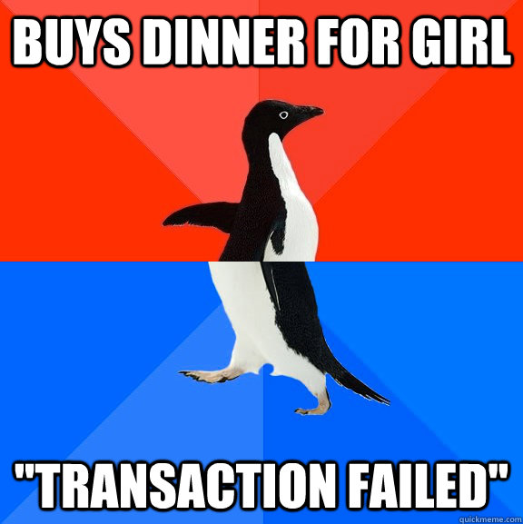 Buys dinner for girl 