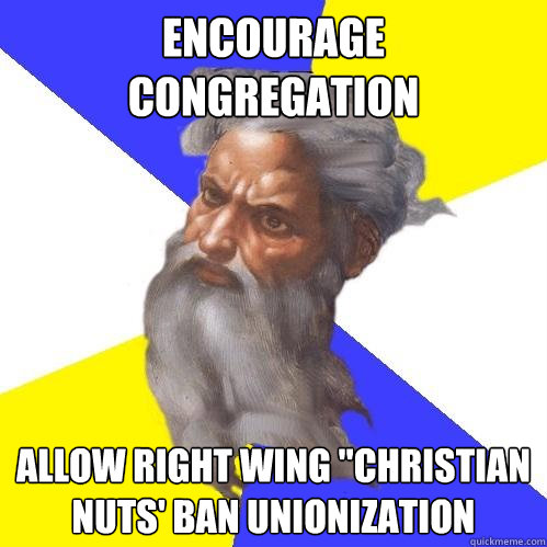 Encourage Congregation allow right wing 
