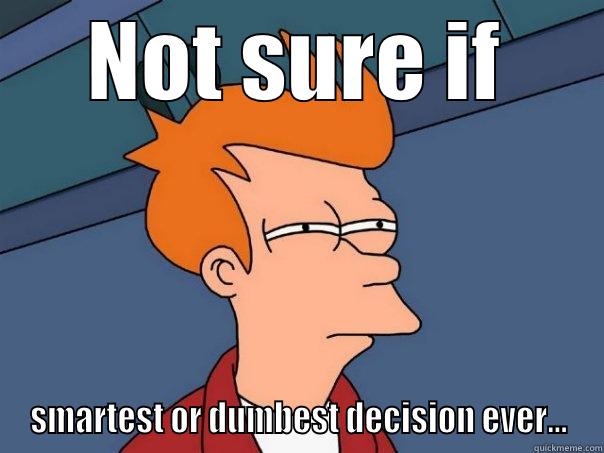 NOT SURE IF SMARTEST OR DUMBEST DECISION EVER... Futurama Fry