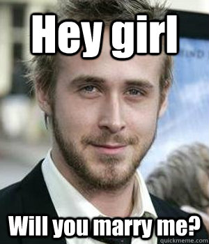 Hey girl Will you marry me? - Hey girl Will you marry me?  Misc