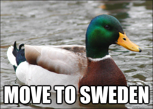  MOVE TO SWEDEN  Actual Advice Mallard
