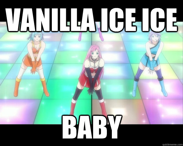 Vanilla ice ice Baby  Rosario  vampire meme