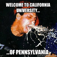 welcome to california university... ...of pennsylvania   