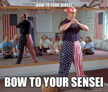 Bow to your sensei Bow to your sensei - Bow to your sensei Bow to your sensei  Rex Kwon Do