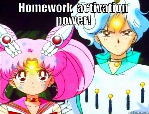 HOMEWORK  ACTIVATION POWER!  Misc