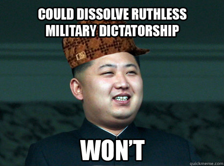    Scumbag Kim Jong Un