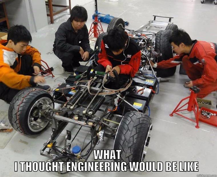  WHAT I THOUGHT ENGINEERING WOULD BE LIKE  Misc