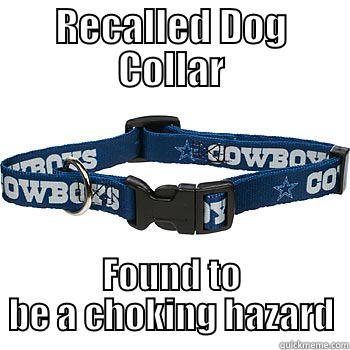 RECALLED DOG COLLAR FOUND TO BE A CHOKING HAZARD Misc