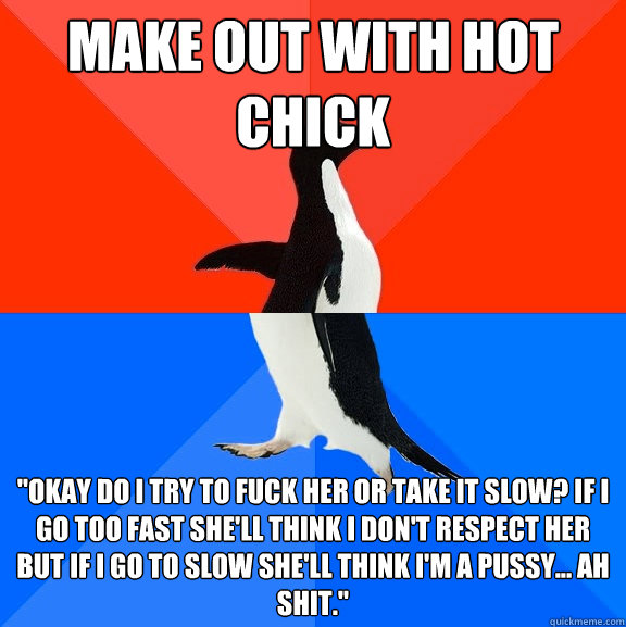 Make out with hot chick 