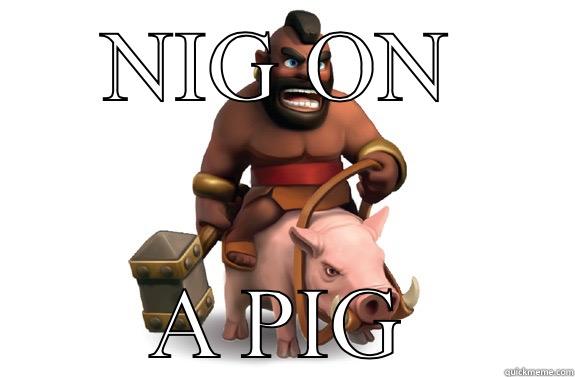 NIG ON A PIG Misc