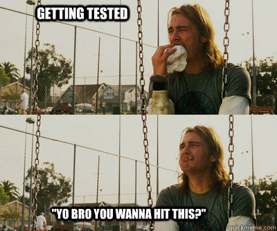 getting tested  