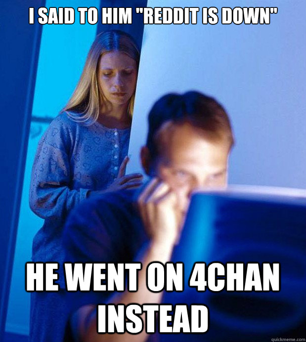 I said to him 