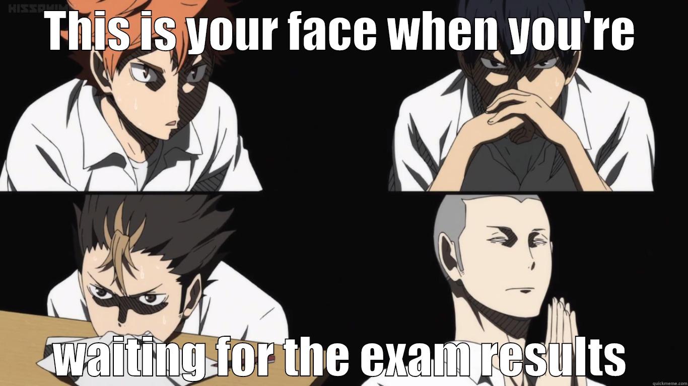 THIS IS YOUR FACE WHEN YOU'RE WAITING FOR THE EXAM RESULTS Misc