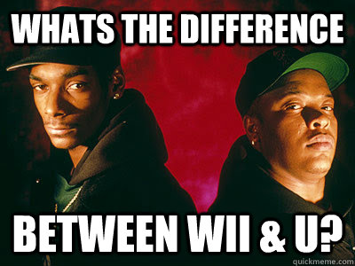 Whats the difference Between Wii & u? - Whats the difference Between Wii & u?  punx777