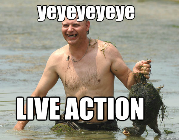 yeyeyeyeye LIVE ACTION - yeyeyeyeye LIVE ACTION  Turtle Man