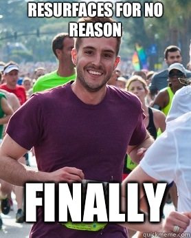 Resurfaces for no reason Finally  Ridiculously photogenic guy