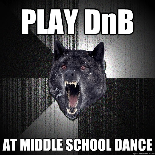 PLAY DnB AT MIDDLE SCHOOL DANCE  Insanity Wolf