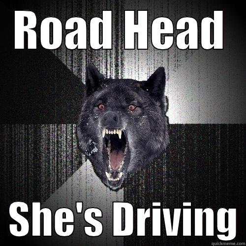 ROAD HEAD   SHE'S DRIVING Insanity Wolf