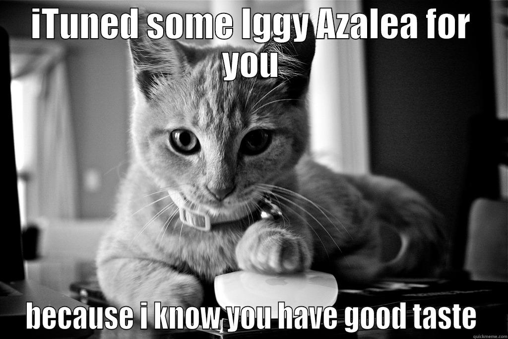ITUNED SOME IGGY AZALEA FOR YOU BECAUSE I KNOW YOU HAVE GOOD TASTE Misc