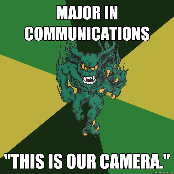 Major in communications 