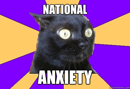 National Anxiety  Anxiety Cat