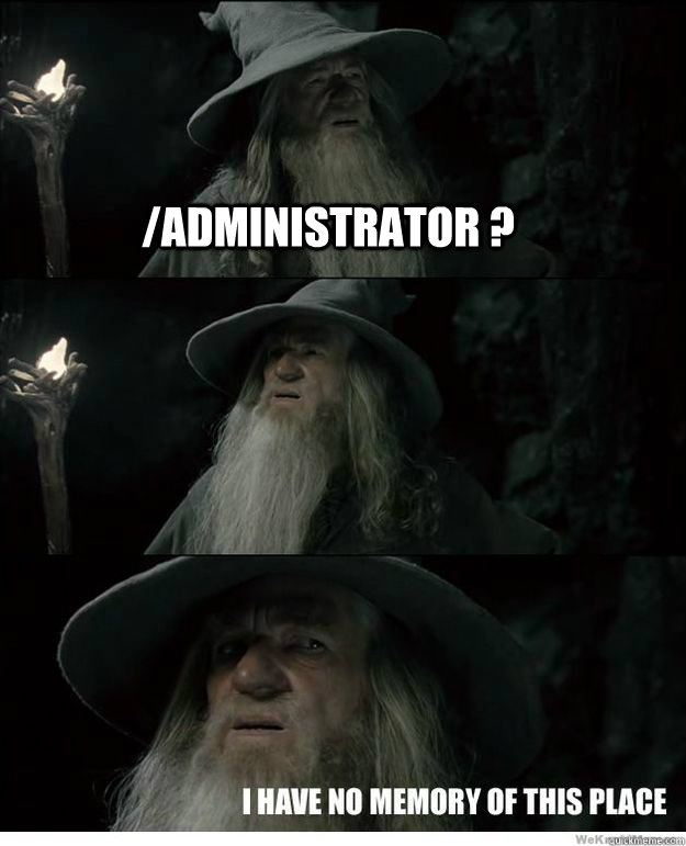 /administrator ?  