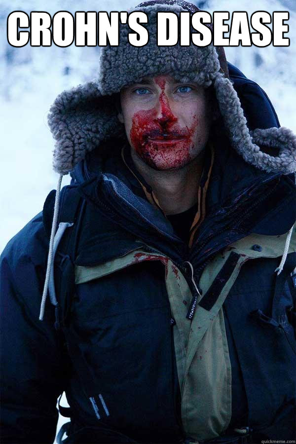crohn's disease   Bear Grylls