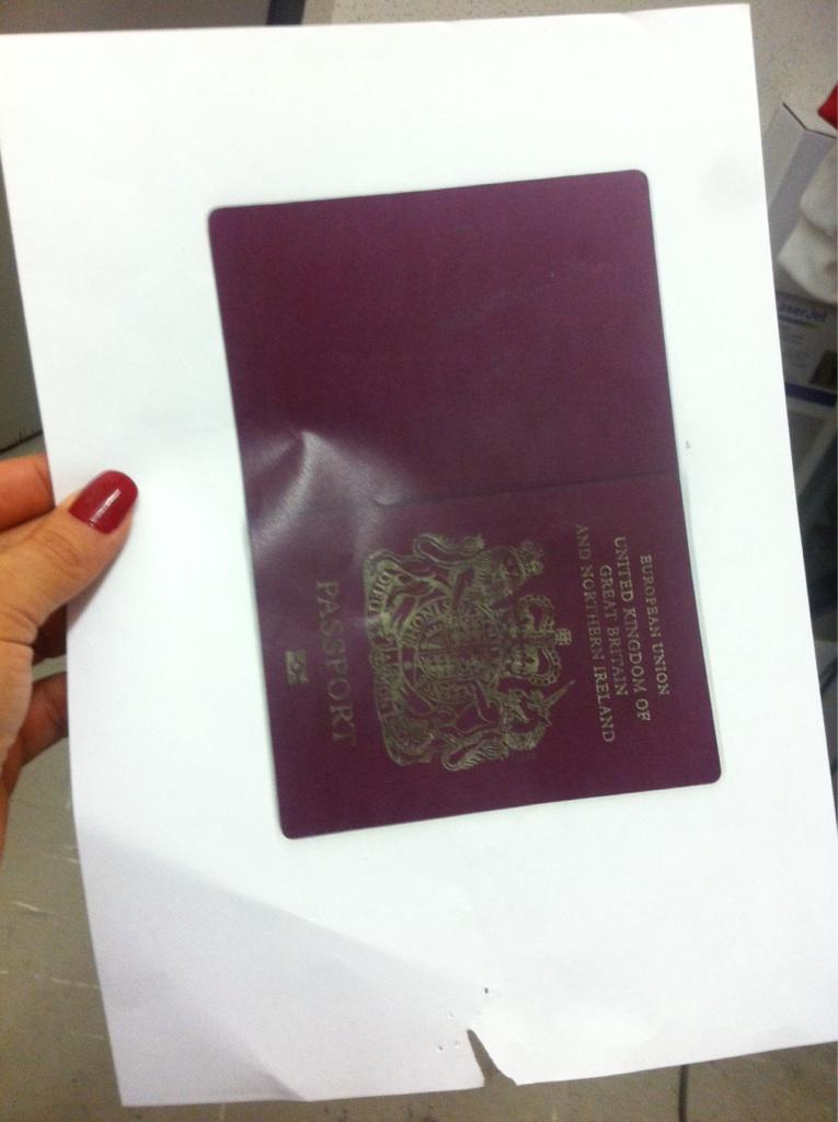 Told the new guy at work we need a copy of his passport to verify his eligibility to work. This is what we got. -   Misc