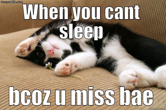 missing bae - WHEN YOU CANT SLEEP BCOZ U MISS BAE Misc