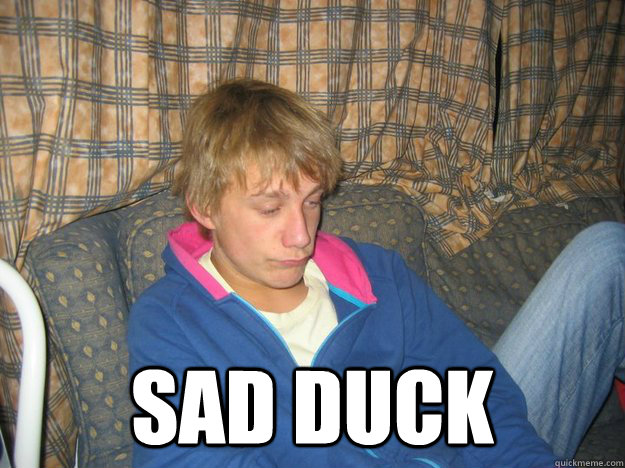  sad duck  