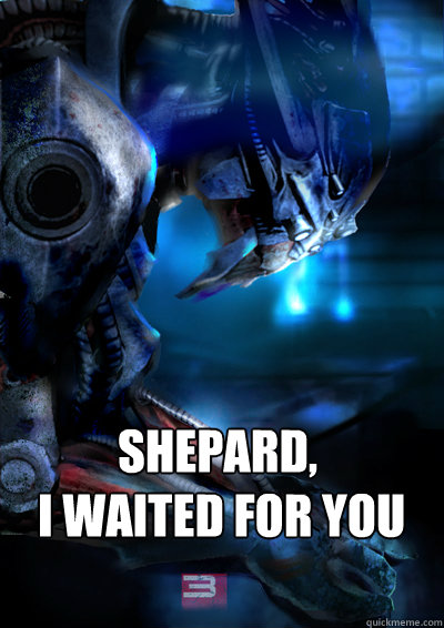 Shepard, I waited for you  Marauder Shields
