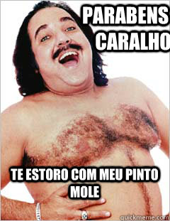 Parabens o caralho TE estoro com meu pinto mole   