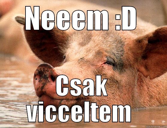 funny cucc - NEEEM :D CSAK VICCELTEM  Stoner Pig