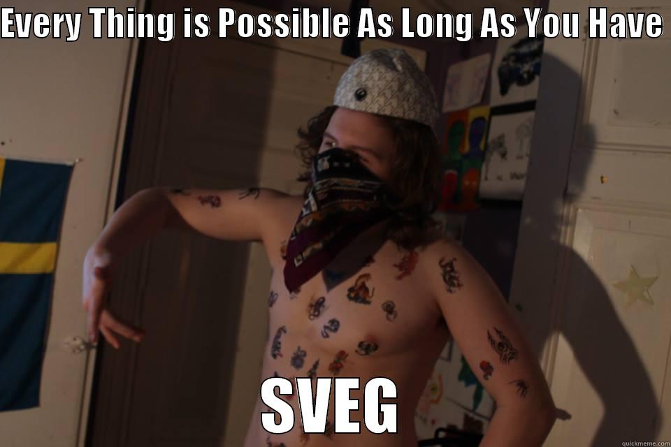 EVERY THING IS POSSIBLE AS LONG AS YOU HAVE  SVEG Misc