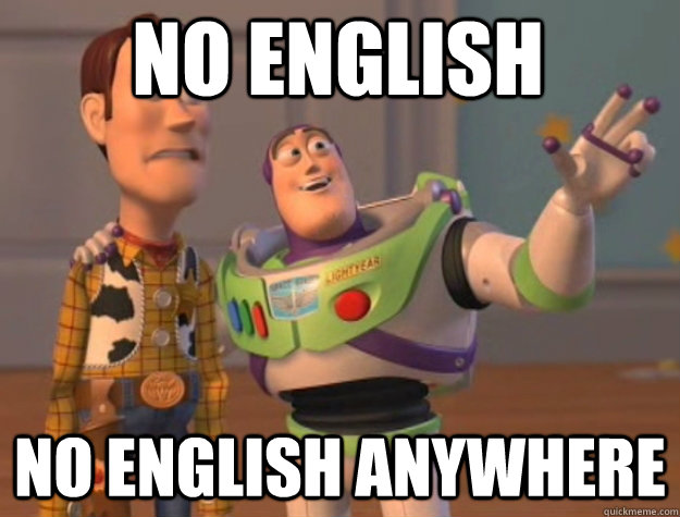 no english no english anywhere - no english no english anywhere  toystory everywhere