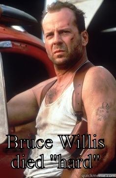 what newspapers would say, due to viagra... -  BRUCE WILLIS DIED 