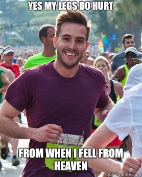 Yes my legs do hurt From when I fell from heaven  Ridiculously photogenic guy