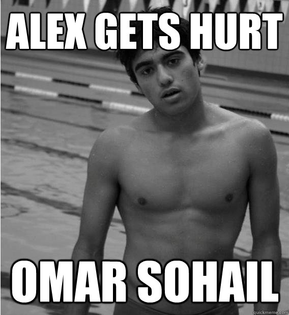 alex gets hurt omar sohail  
