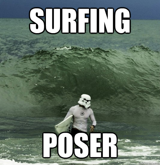 SURFING POSER  