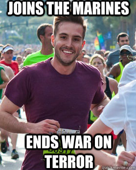 joins the marines ends war on terror   Ridiculously photogenic guy